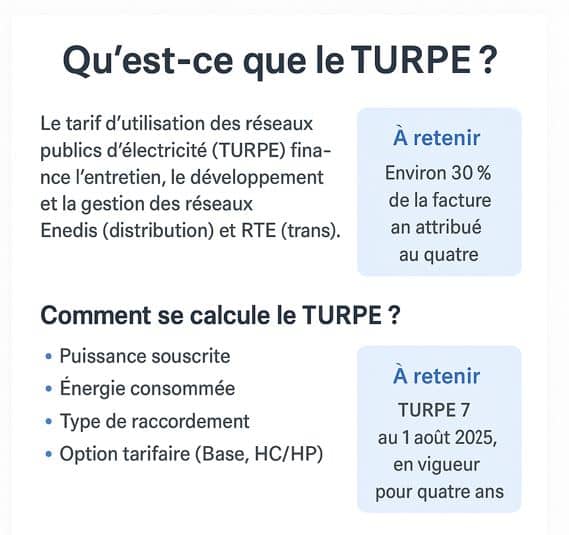 infographie turpe photovoltaïque avec cas concrets et exemples