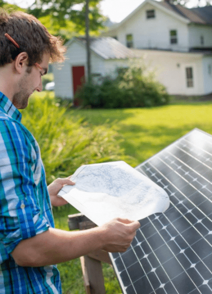 réglementation pour les panneaux solaires au sol