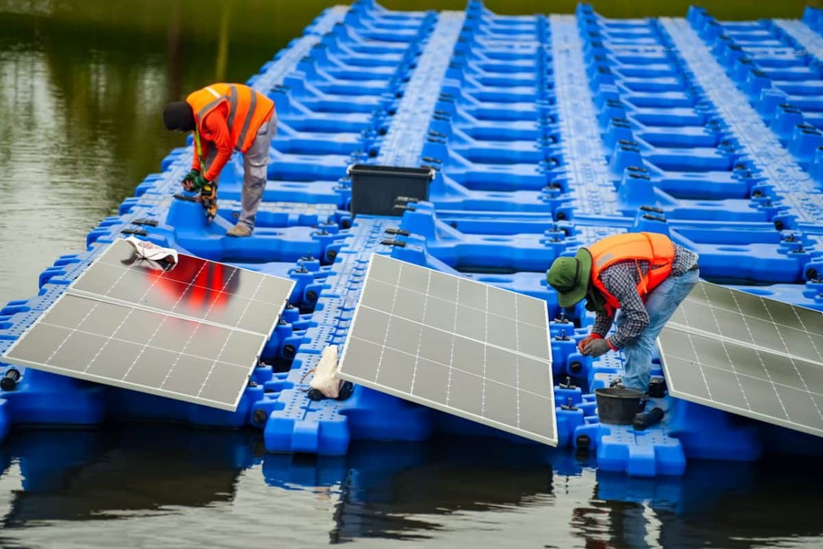 Solaire flottant