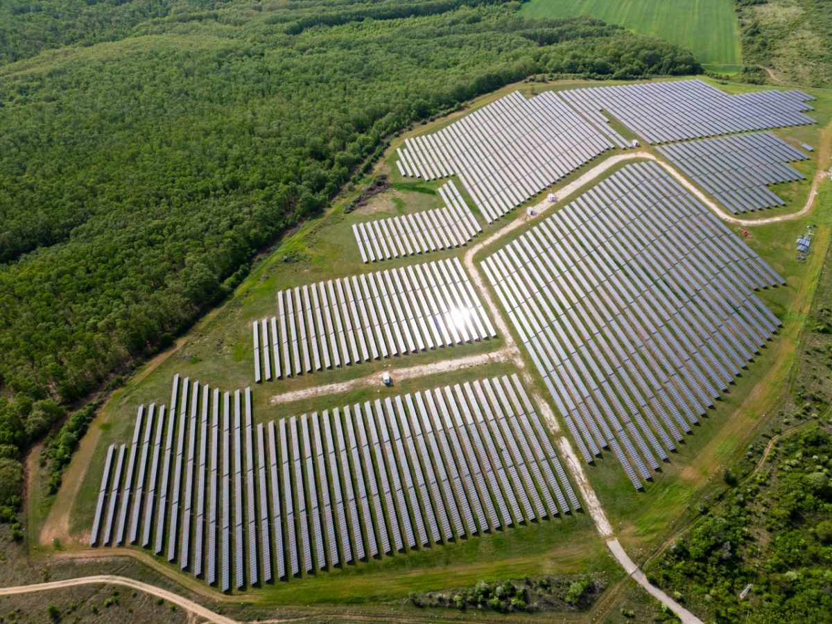 centrale photovoltaïque Photomontage