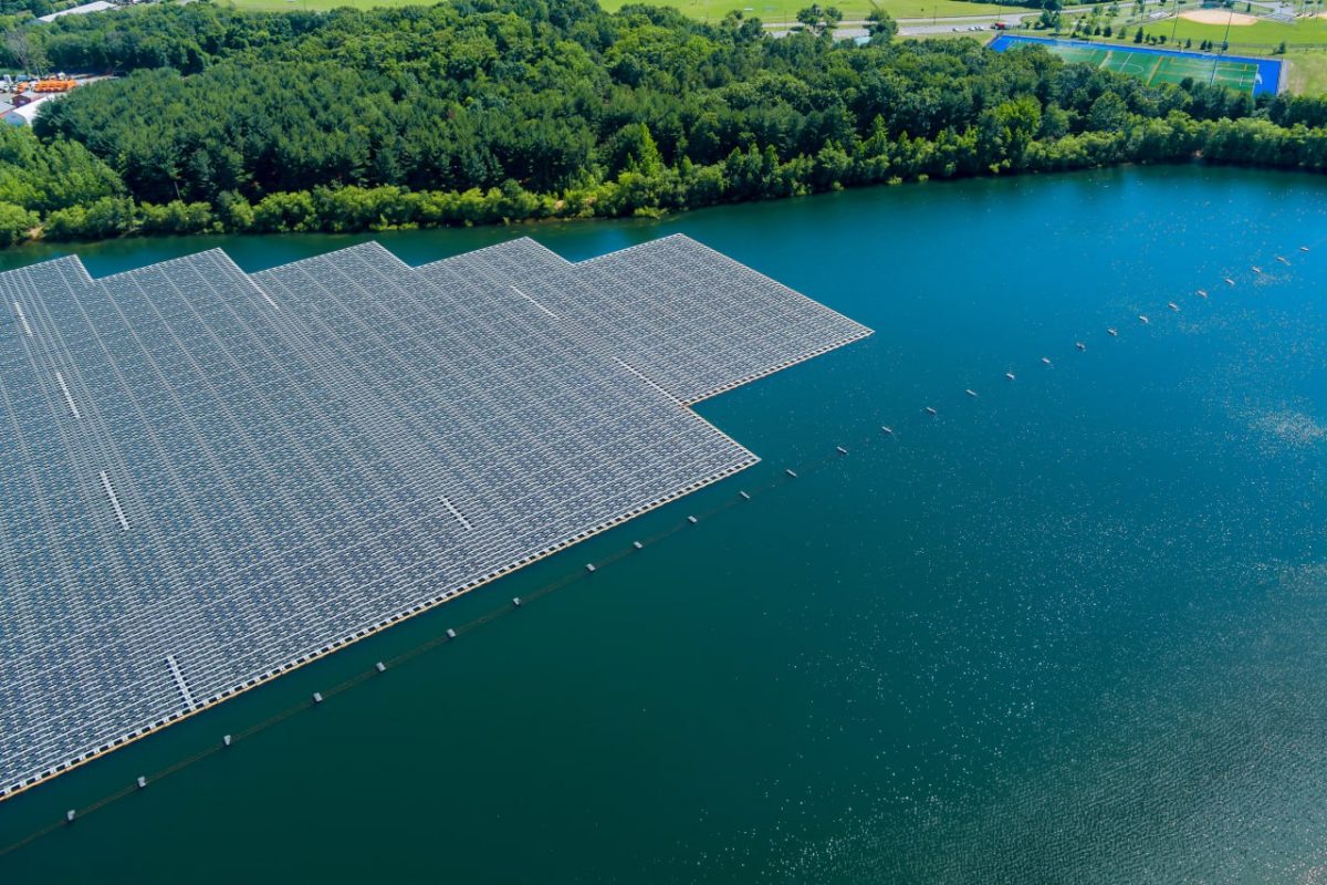 centrale solaire flottante