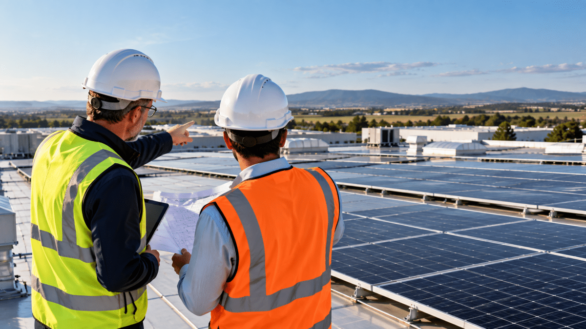 Étude de faisabilité d’une toiture photovoltaïque sur un bâtiment industriel